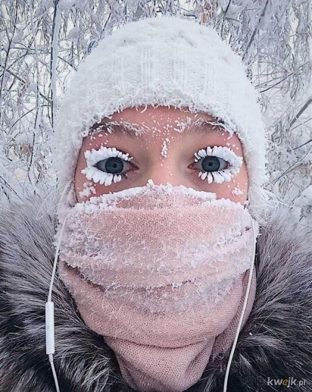 Zimowy makijaż (-47°C)
