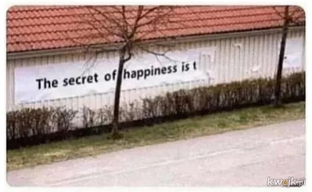 Sekret szczęścia