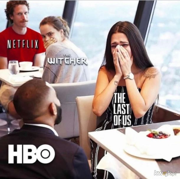 To uczucie kiedy HBO bije na głowę Wiedźmina od Netflixa.. Wygryw