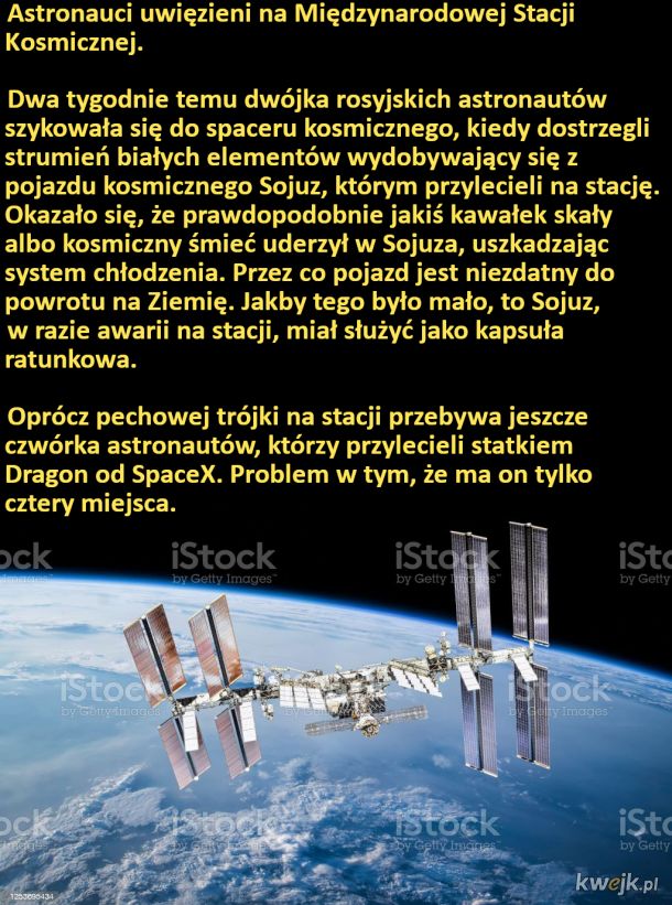 Astronauci uwięzieni w kosmosie