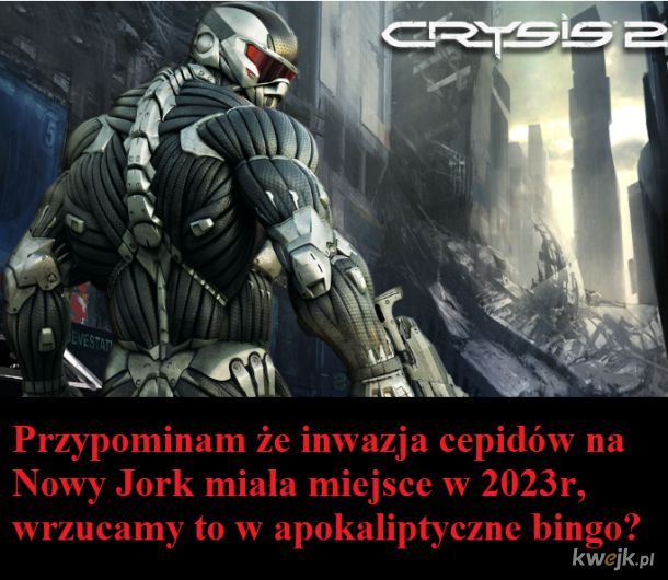 Crysis 2 jest w tym roku