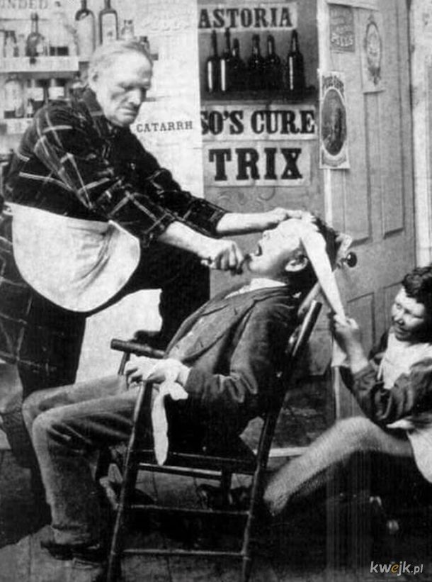 Wizyta u dentysty w 1892 roku