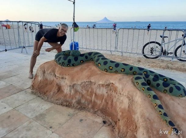 Niesamowite rzeźby z piasku autorstwa Andoniego Bastarriki
