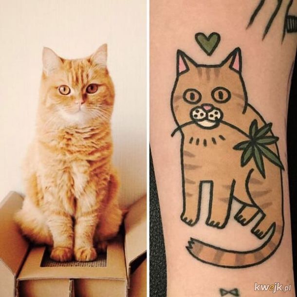 Kreskówkowe tatuaże, które sprawią, że twój ulubiony zwierzak zostanie z tobą na zawsze, obrazek 13