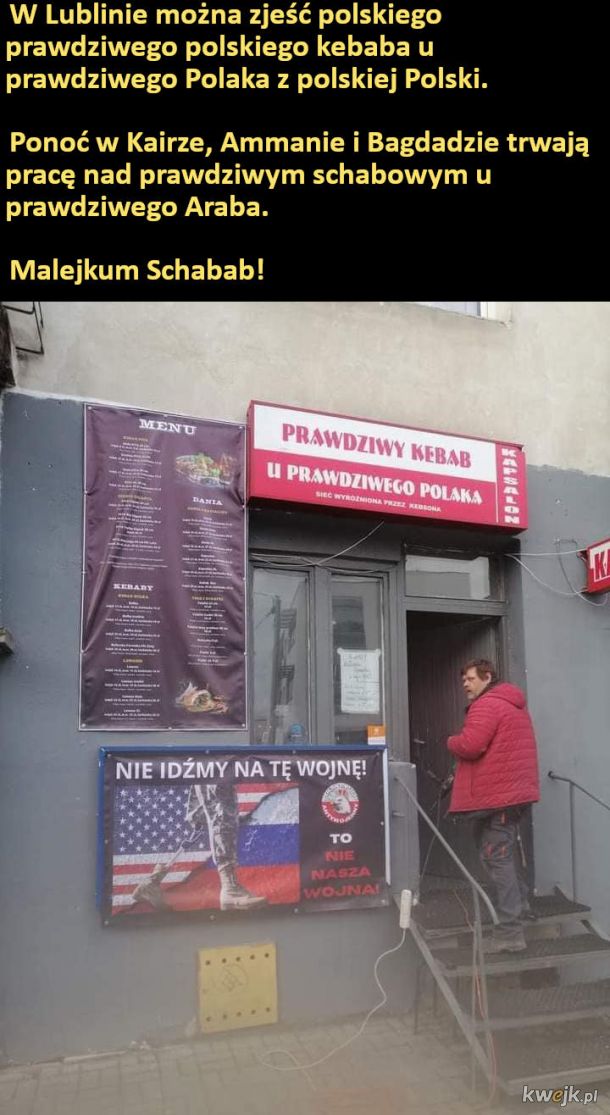 Prawdziwy polski kebab u prawdziwego Polaka