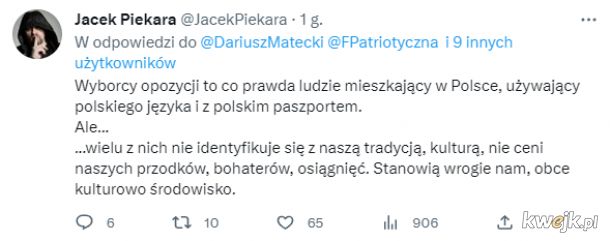 Jeśli nie jesteś wyborcą PIS, jesteś wrogiem prawdziwych Polaków!