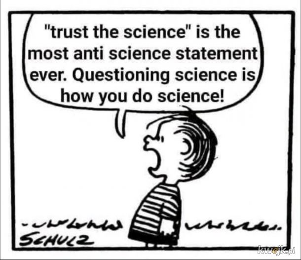 Ufaj nauce.