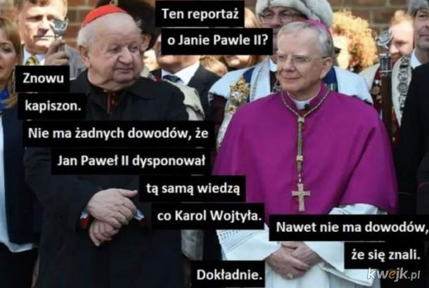 Wysyp memów po dokumencie ujawniającym, że Jan Paweł II wiedział o pedofilii w Kościele