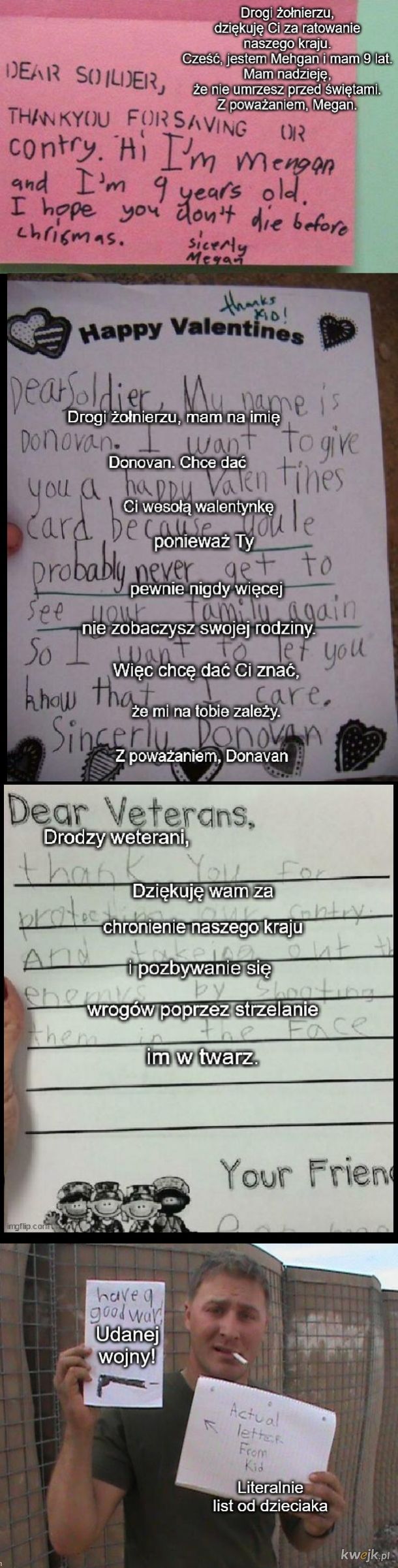 Szczere listy od dzieci