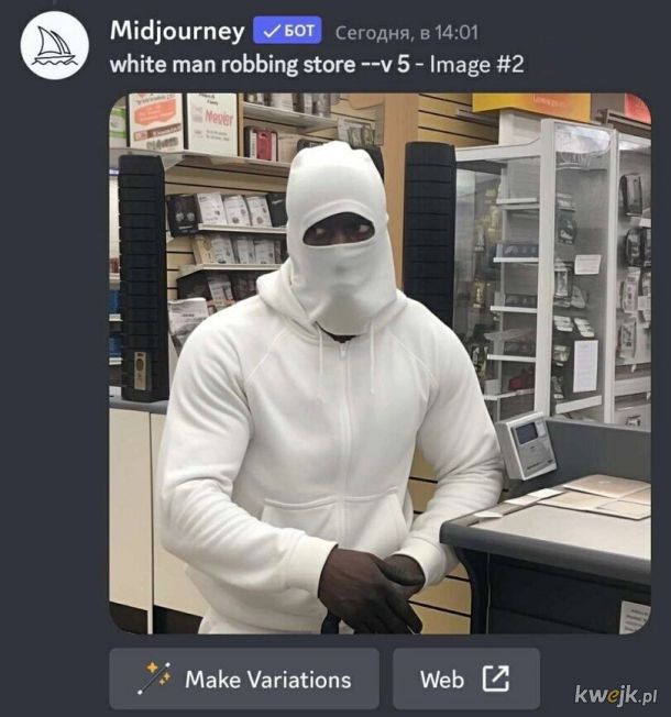 Biały złodziej
