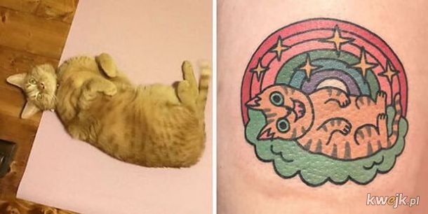 Kreskówkowe tatuaże, które sprawią, że twój ulubiony zwierzak zostanie z tobą na zawsze