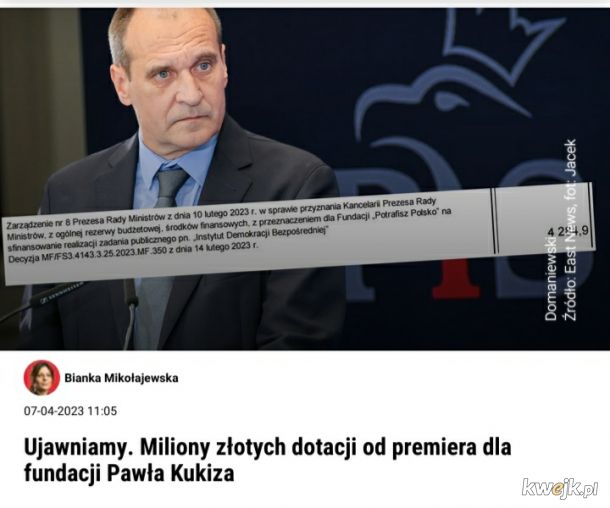 Rekordowa cena za szmate... Morawiecki zaplacil 4.3 mln PLNow