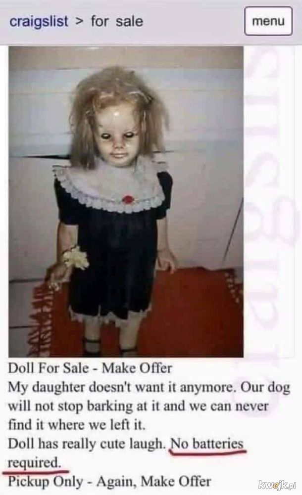 Nieco kłopotliwa lalka