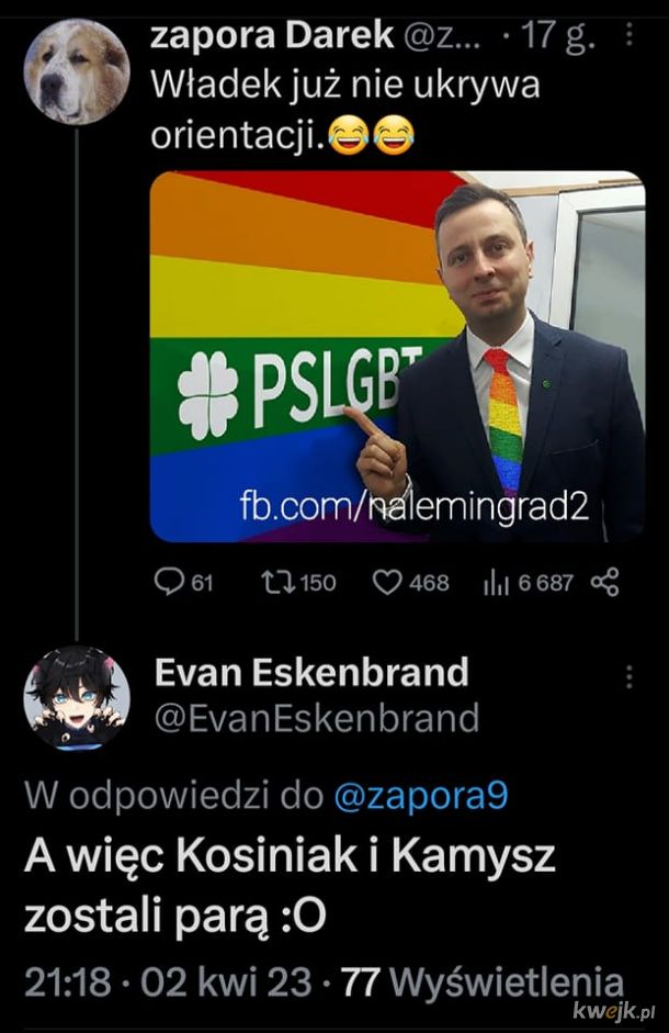 Największa chorągiewa polskiej polityki