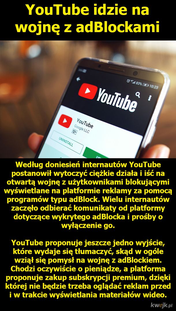 Youtube i AdBlock