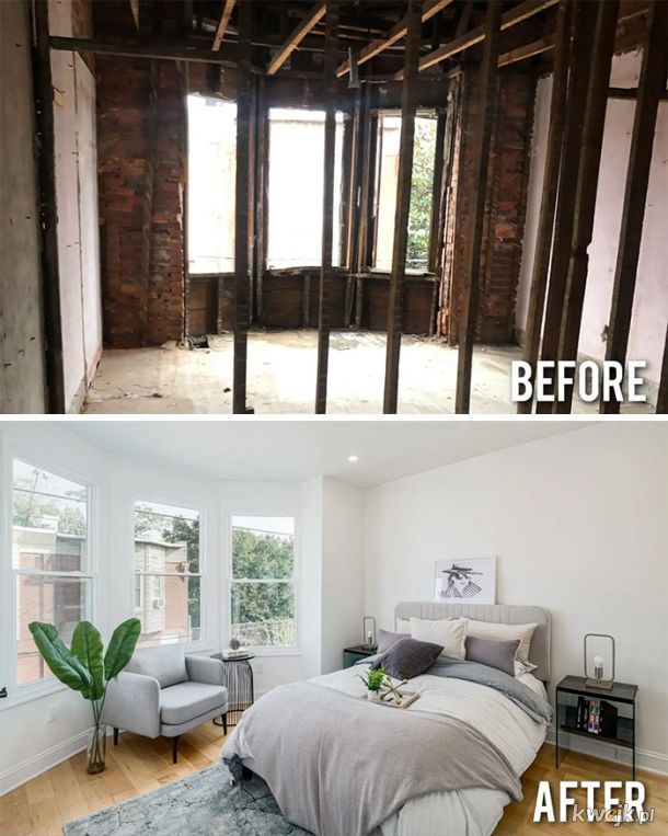 Zdjęcia domów przed i po remoncie, zrobionym na własną rękę, obrazek 20