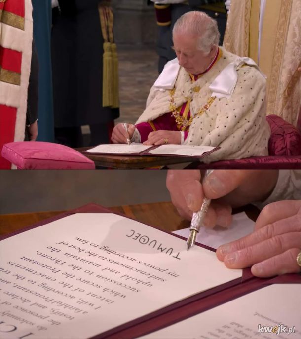Królewski podpis