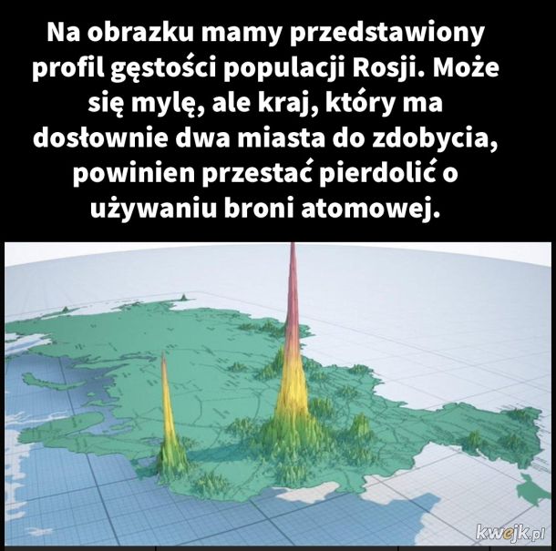 Rosja - kraj, na który potrzeba dwóch rakiet