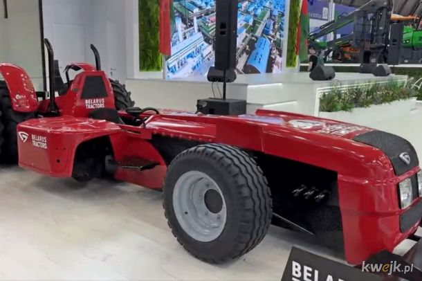 Białorusini pokazali bolid Formuły 1 zbudowany z części traktora