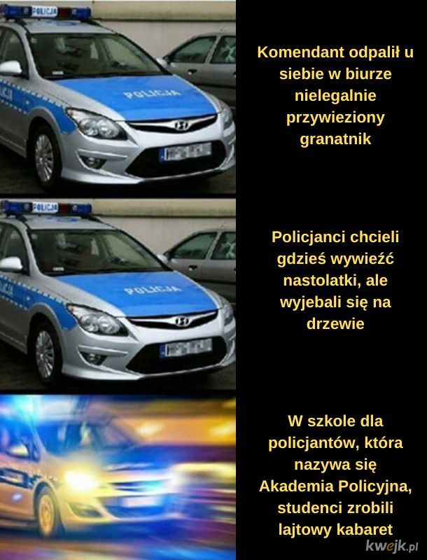 Typowa policja.
