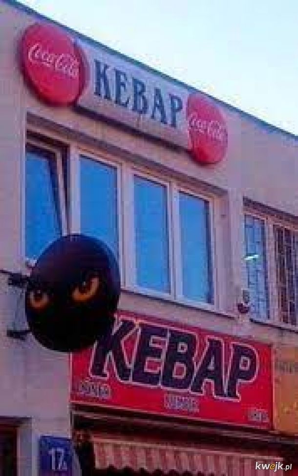 nie ma to jak nazwać błędnie swój lokal kebabowy "kebap" xD