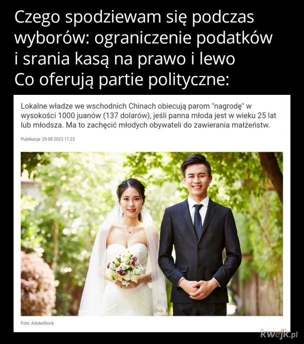 Polska i Chiny ostoją rodziny