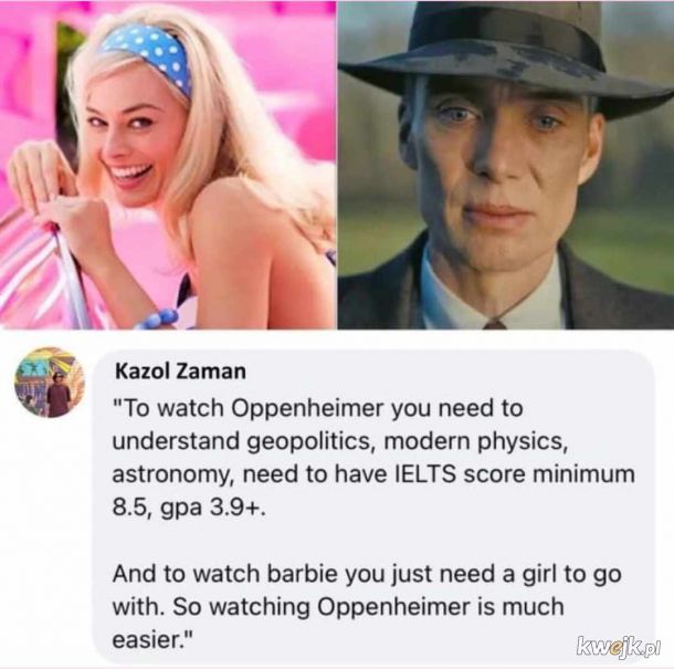 Oppenheimer i Barbie