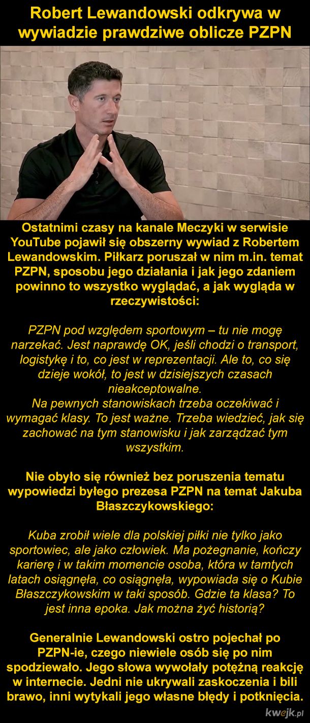 Lewandowski o PZPN