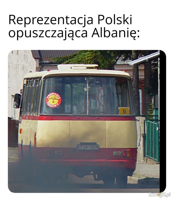 Reprezentacja Polski opuszcza Albanie