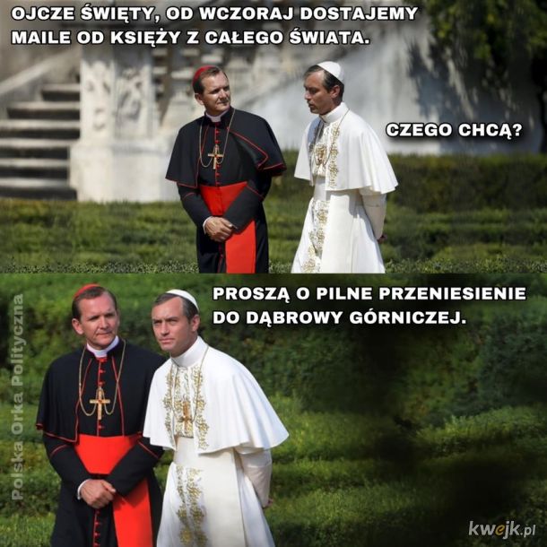 Porcja memów podsumowujących orgię księży w Dąbrowie Górniczej