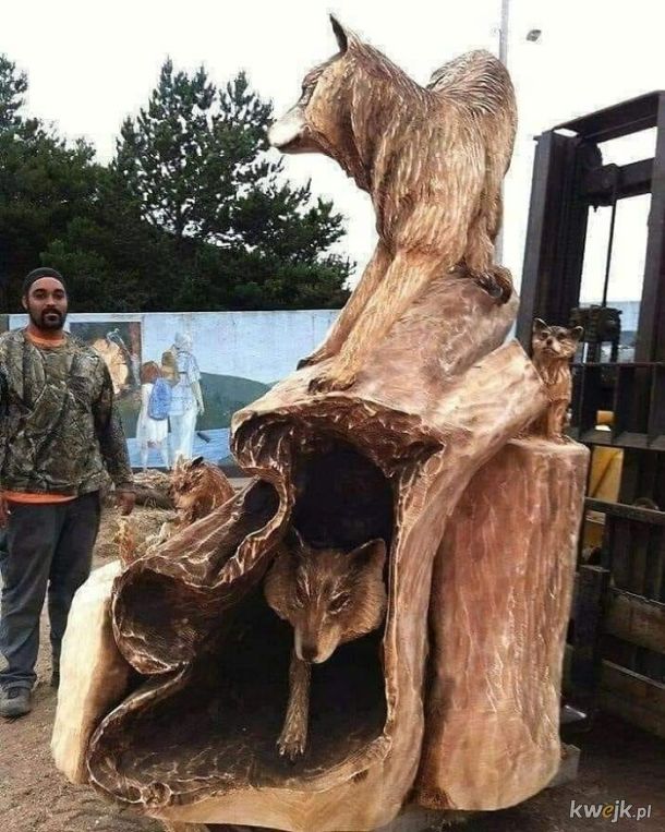 Niesamowite dzieła z drewna udostępnione na grupie na facebooku "Woodworking Ideas", obrazek 17