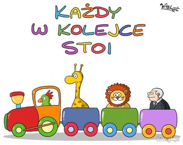 Kaczyński w kolejce