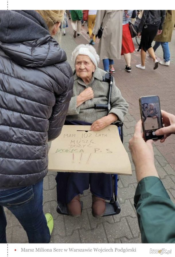 Ma 102 lata - pomozmy jej dozyc konca PiS!!