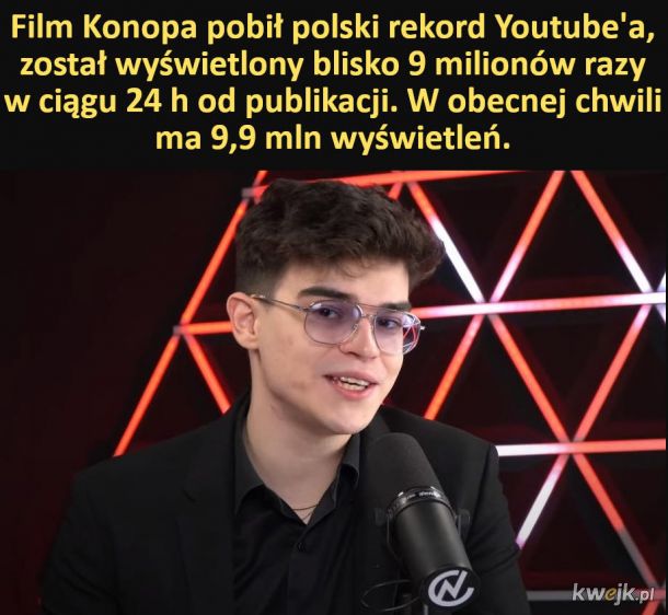 Film Konopa pobił polski rekord Youtube'a