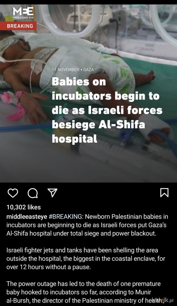 Szpital al-Shifa oblężony przez armię izraelska