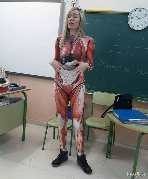 Ciekawy sposób uczenia anatomii.