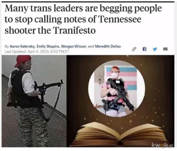 Wielka prośba do wszystkich, nie traktujecie tego tranifestu jako trans-manifestu,