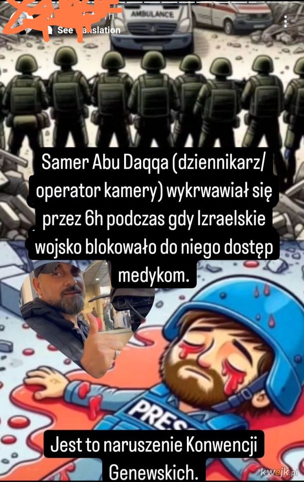 Samer Abu Daqqa - kolejny reporter zbity przez izraelski IDF