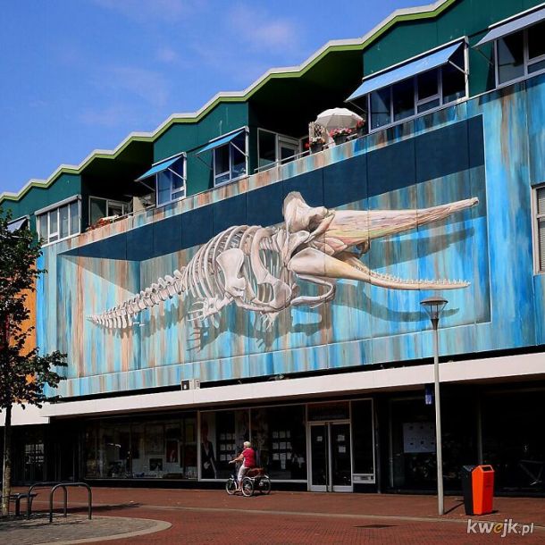 Porcja interesujących murali z efektem 3D namalowanych przez holenderskiego artystę Leona Keera