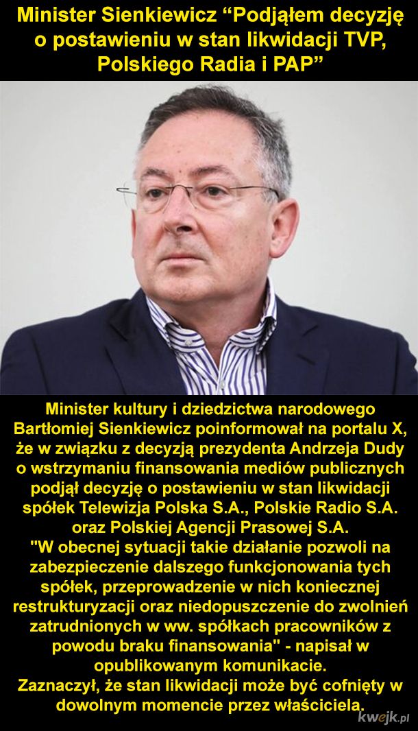 Minister Sienkiewicz