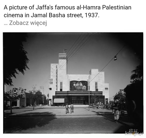 Kino Al-hamra Jaffa 1937, Palestyna