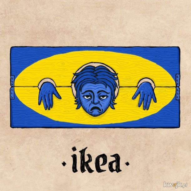 Gdyby znane marki powstały w średniowieczu - grafiki autorstwa Ilyi Stallone