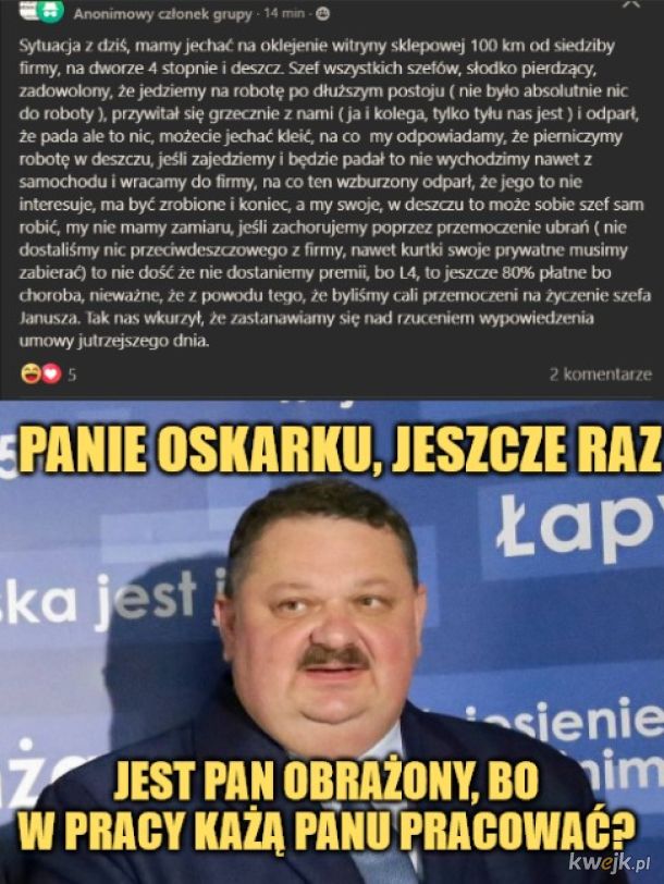 Oskarek u Janusza.