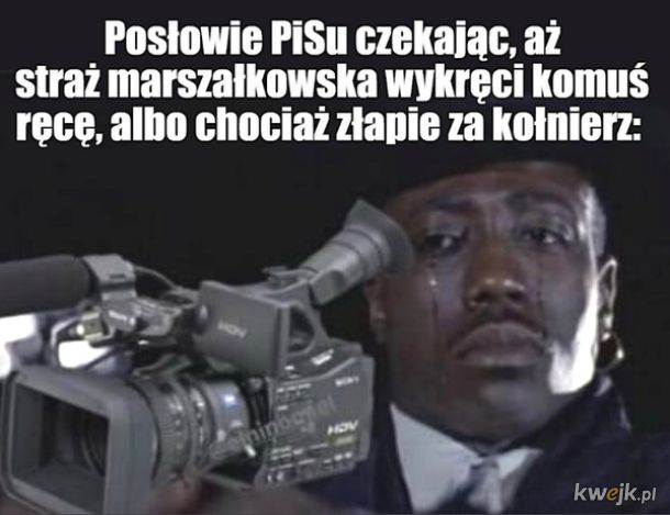 Porcja memów po próbie wdarcia się Kamińskiego i Wąsika do Sejmu, obrazek 11