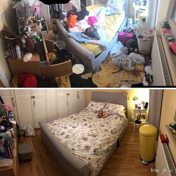 Zdjęcia „przed i po” pokoi osób cierpiących na depresję, obrazek 9