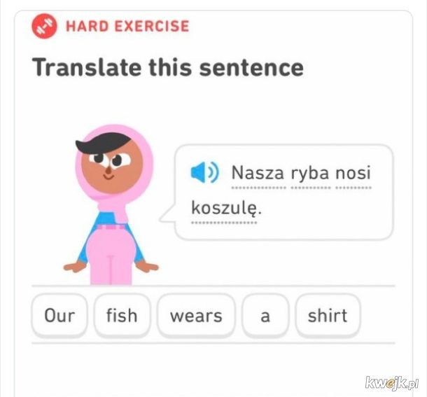 Użytkownicy Duolingo dzielą się najdziwniejszymi zdaniami, na które się natknęli podczas nauki, obrazek 20