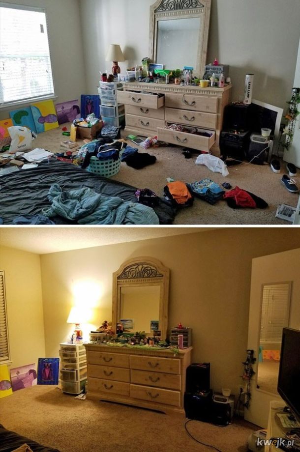 Zdjęcia „przed i po” pokoi osób cierpiących na depresję, obrazek 14