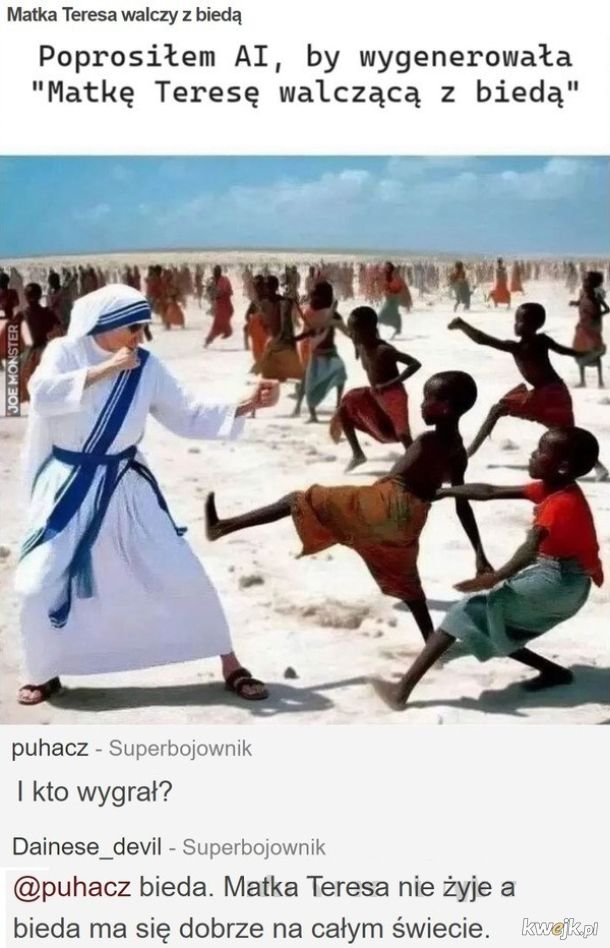 Matka Teresa vs bieda