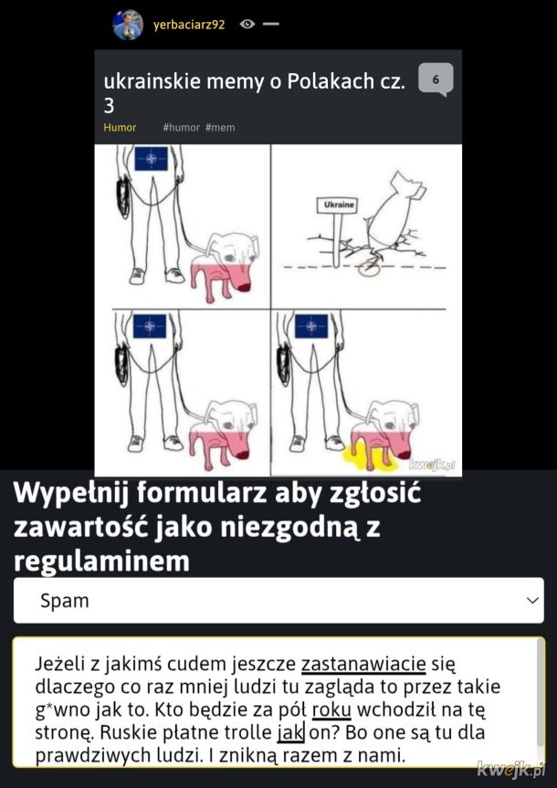 Ktoś tą stronę spisał już na straty czy o co chodzi?