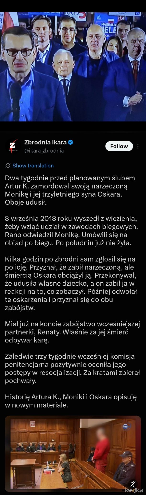 Jak pisowcy morderców z więzień wypuszczali